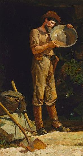 Julian Ashton Prospector oil painting image